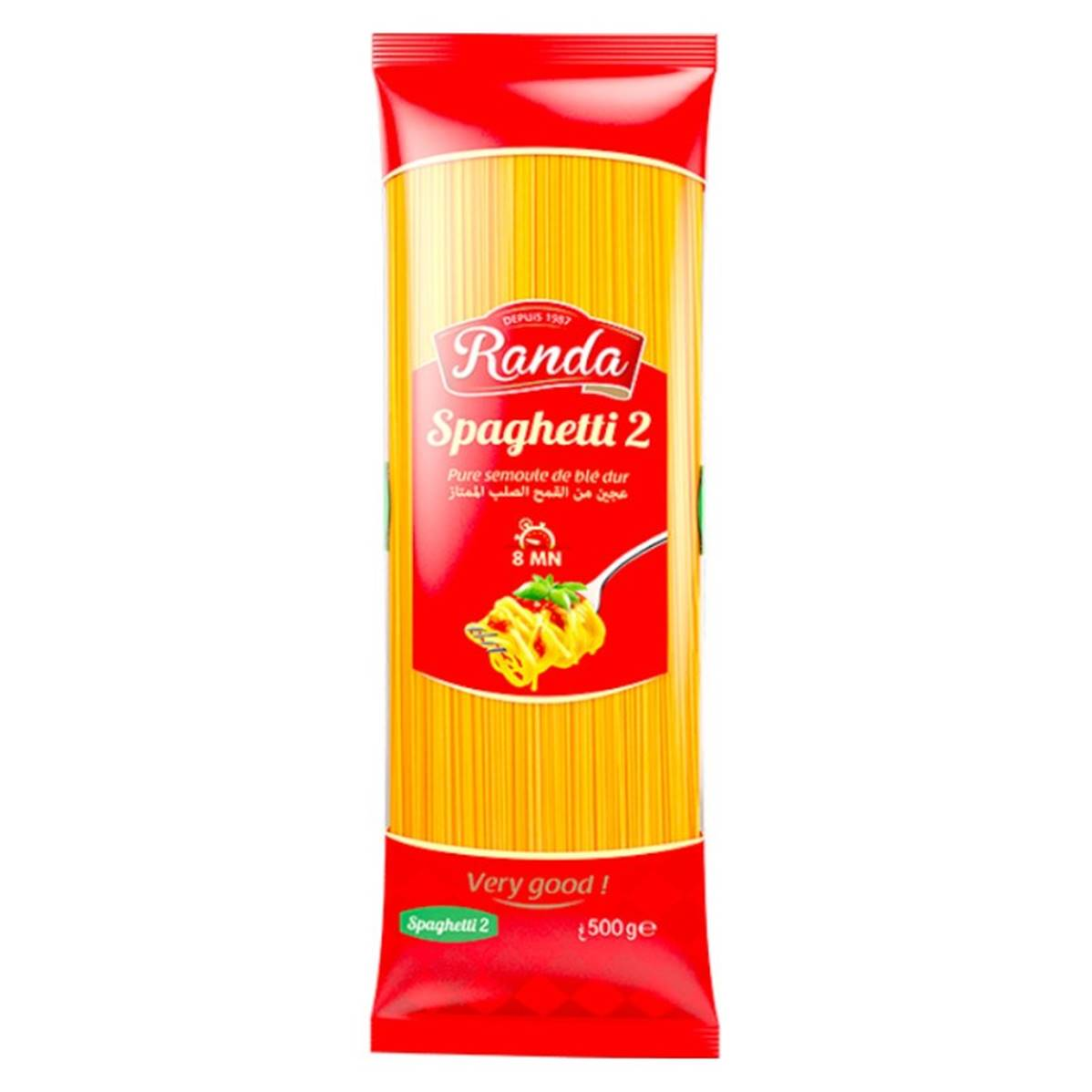 PATE SPAGHETTI N°2 500G x 24  RANDA