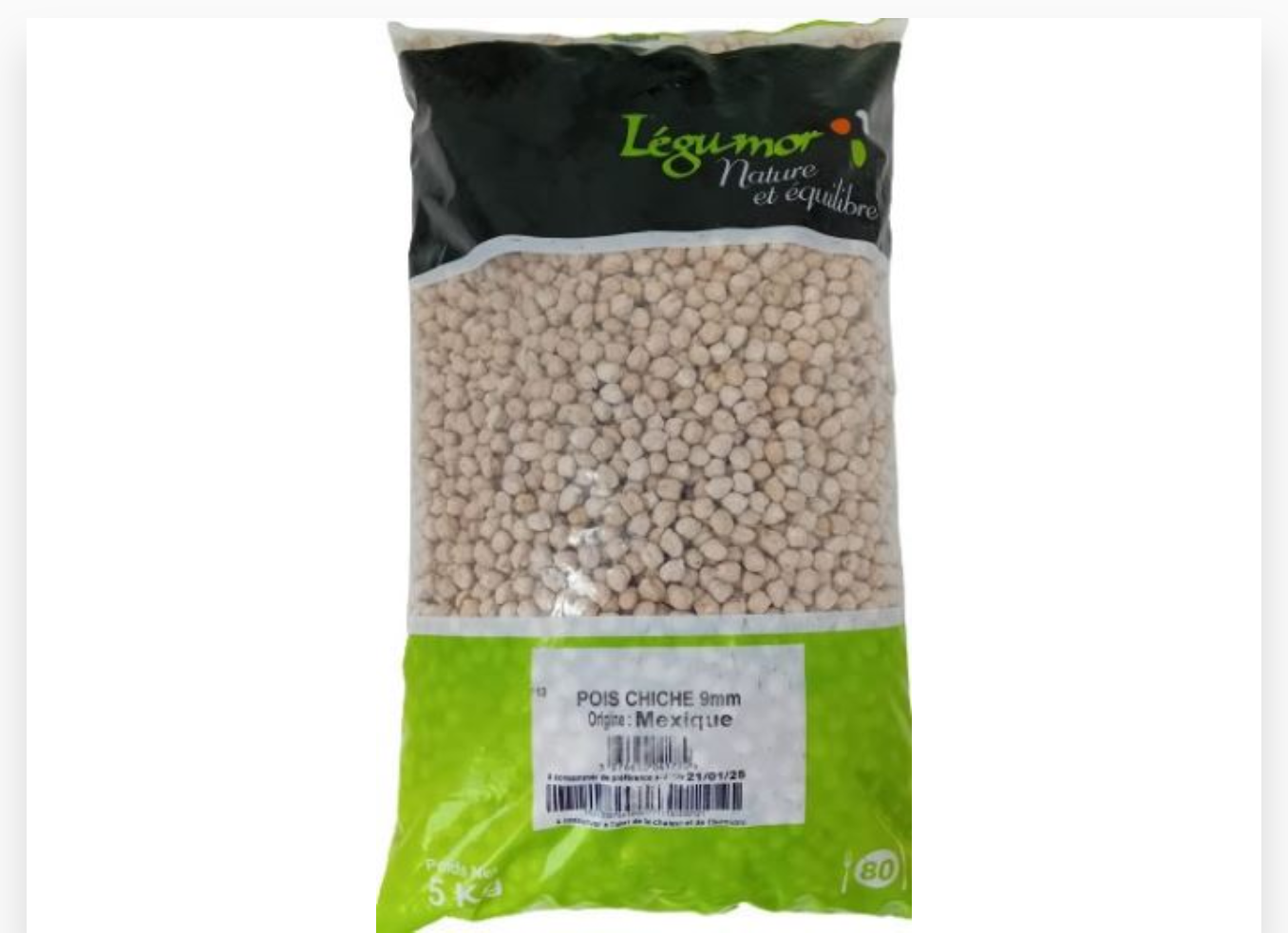 Pois Chiche legumor 9mm  5 Kg