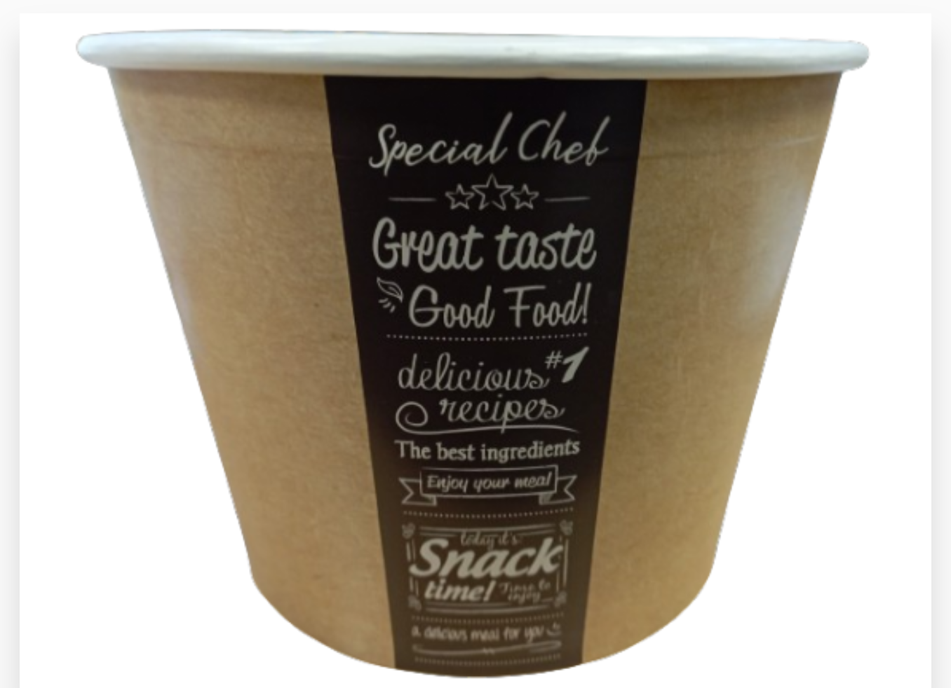 POT CARTON BUCKET 2550ML 50 PCS