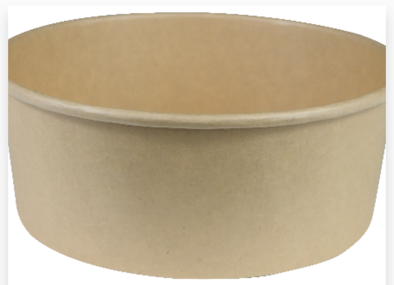 POT CARTON KRAFT SALADE BRUN 1100ML  50 PCS  Ø166 x 65mm