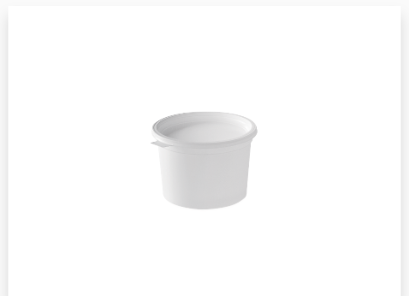 POT ET COUVERCLE BLANC 500