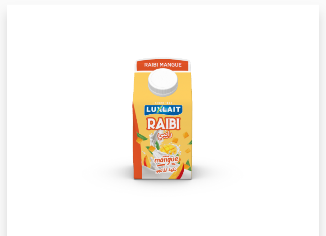 RAIBI LUXLAIT MANGUE 500ML X 8