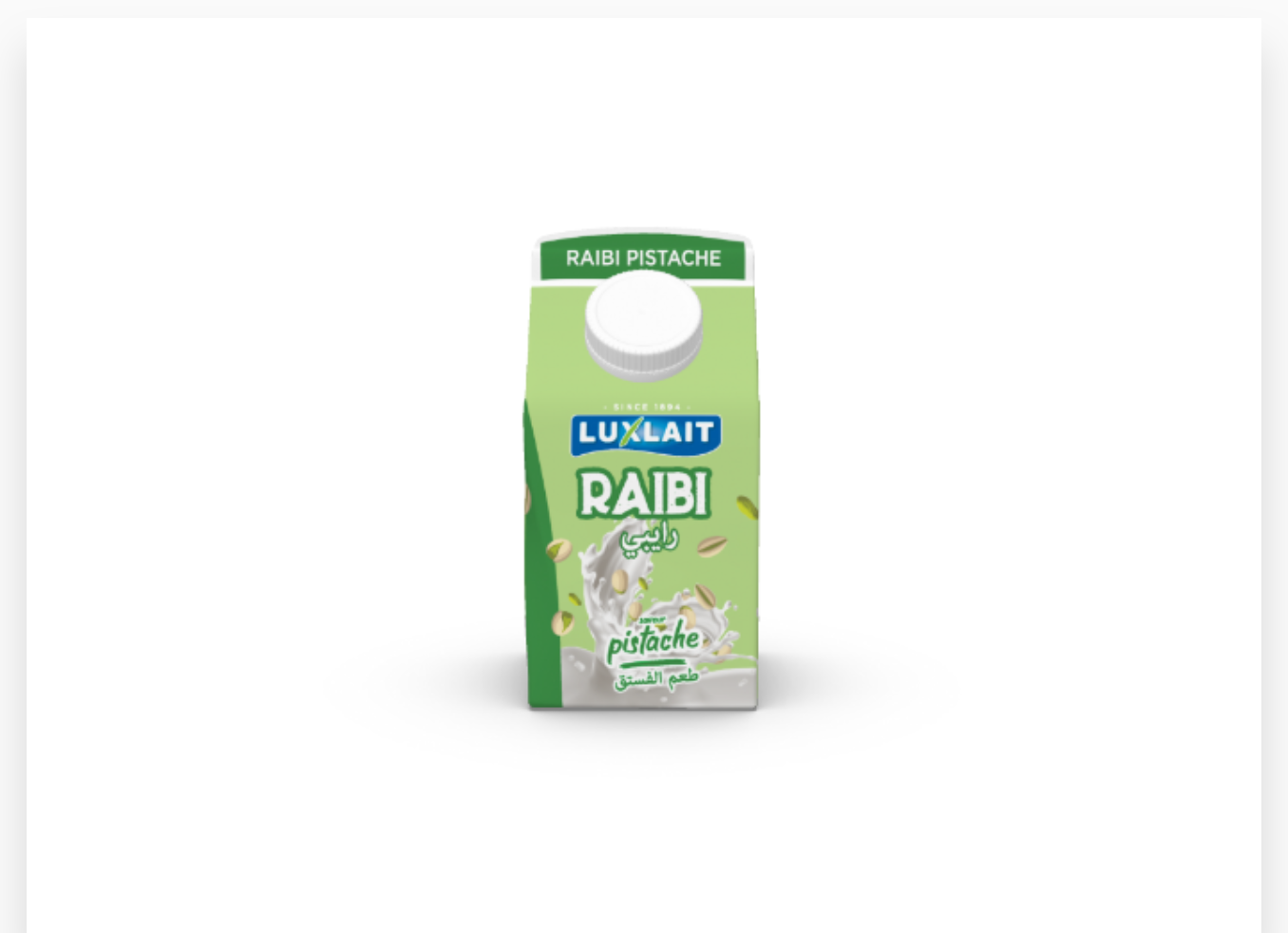 RAIBI LUXLAIT PISTACHE 500ML X 8