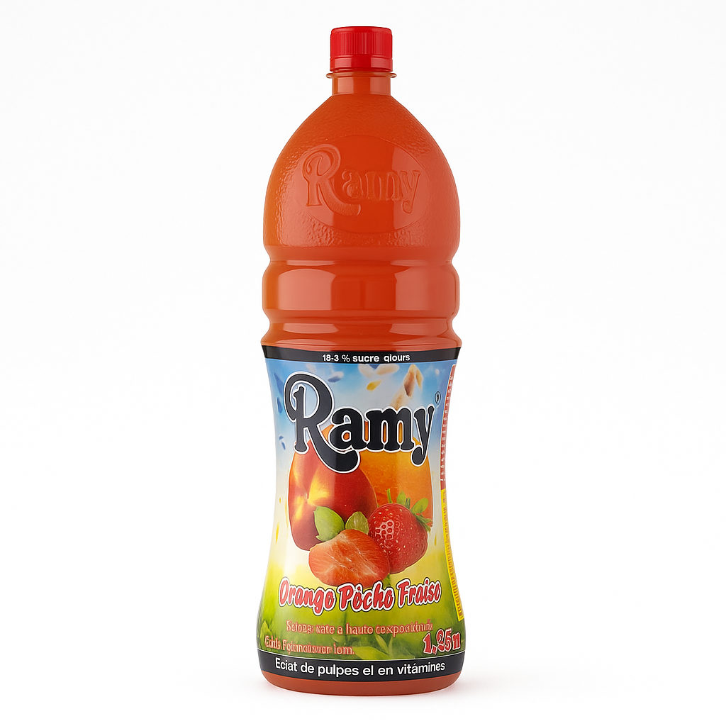 RAMY ORANGE PECHE FRAISE PET 30CL X 12