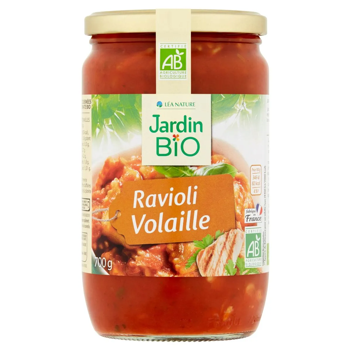 RAVIOLI VOLAILLE DELISSIA  4/4 X 12