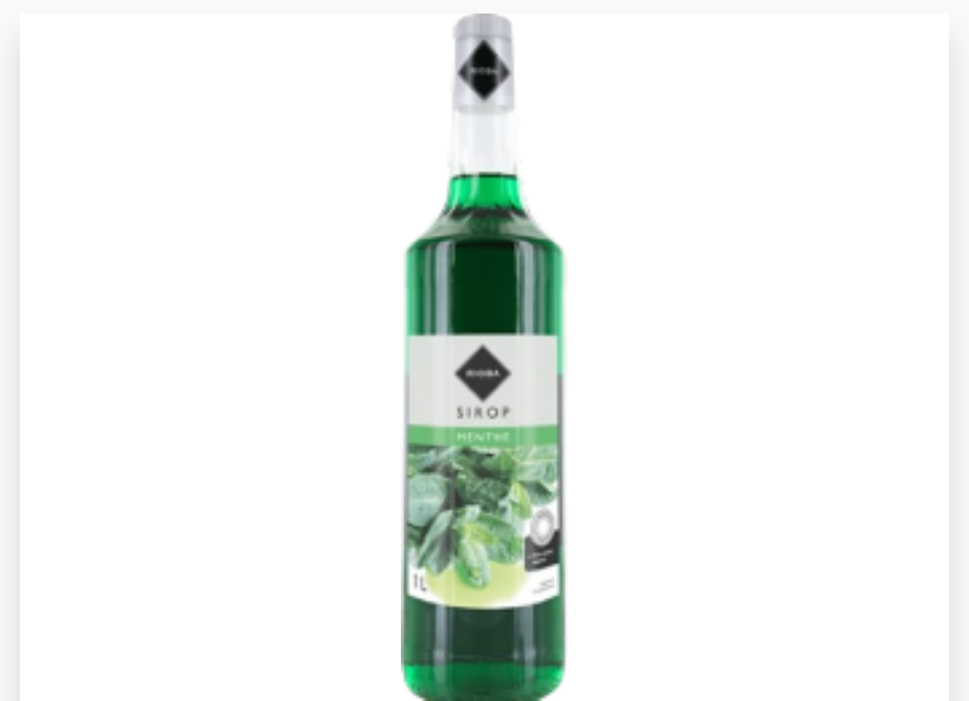 RIOBA SIROP MENTHE VERT 1L X 6