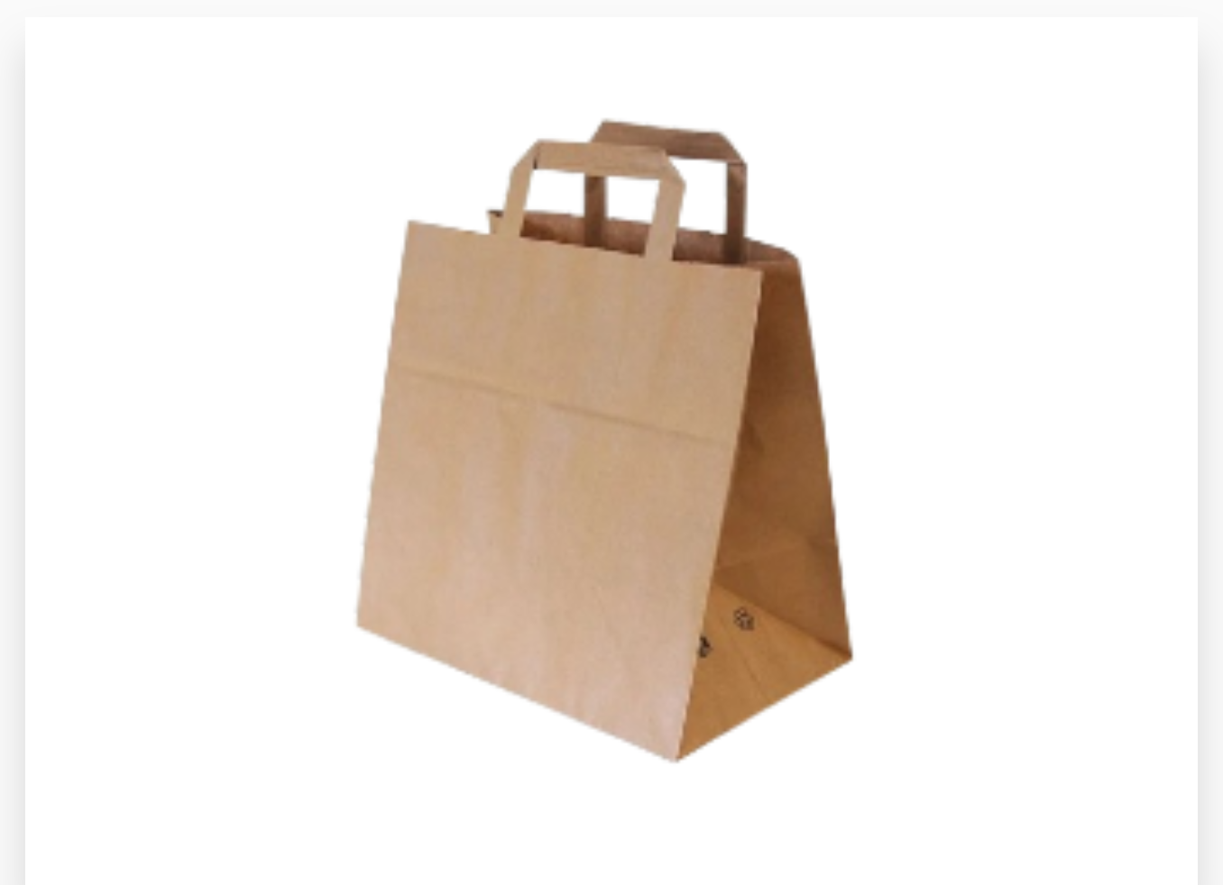 SAC CABAS KRAFT BRUN 32X16X35 250PCS