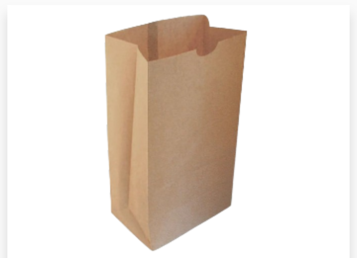 SAC PAPIER 180+65X310 KRAFT BRUN 1000PC