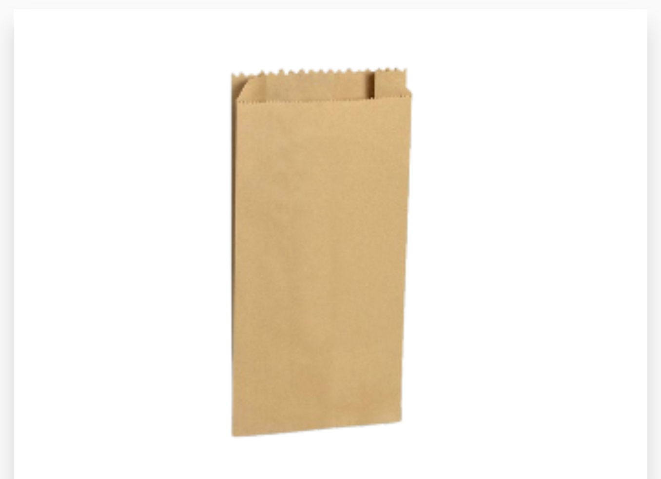 SAC PAPIER BRUN NEUTRE 107 500PCS  250+65X340 S07KN
