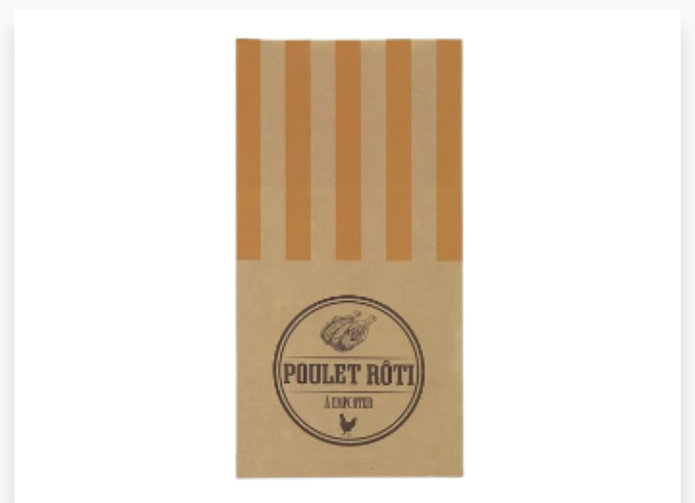 SAC POULET ROTI 180+60X345 500PCS