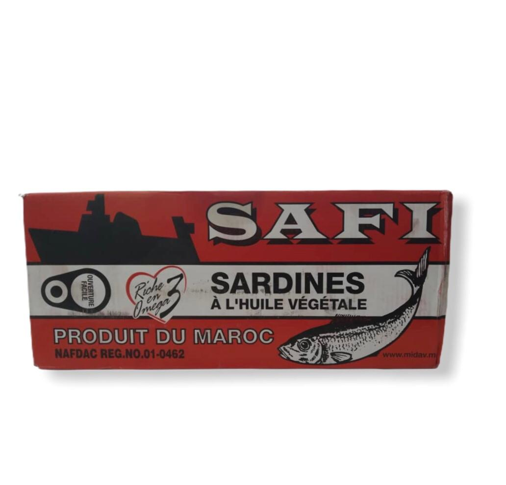 SAFI SARDINE TOMATE 125G X 50