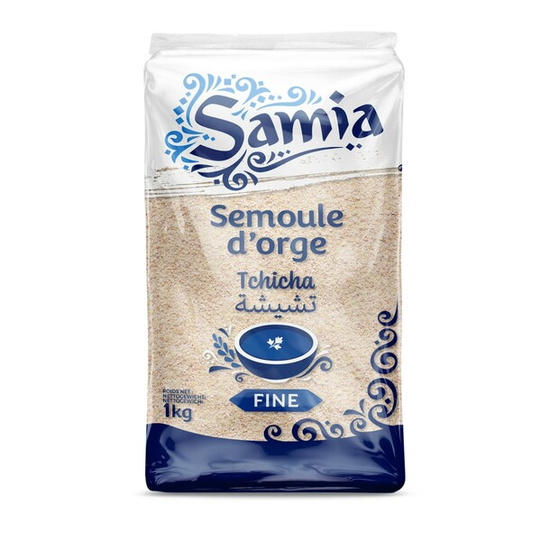 SAMIA SEMOULE D'ORGE FIN 1KG X 10