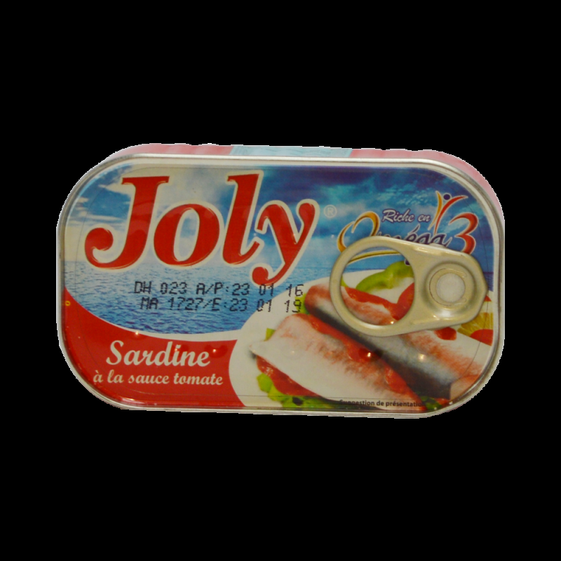 SARDINE JOLY TOMATE 125G X 20