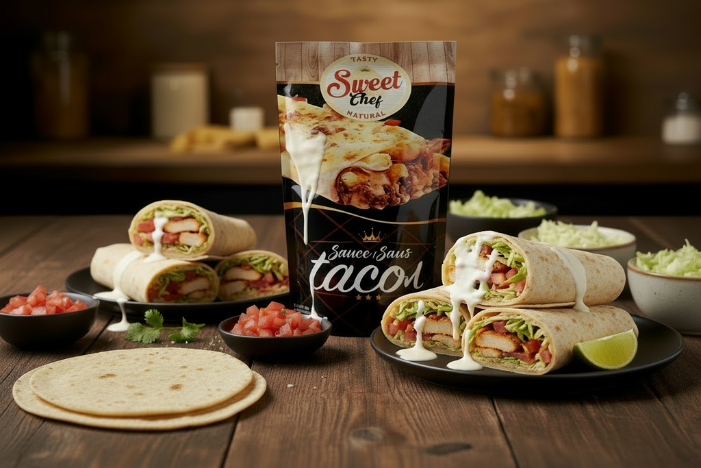 SAUCE FROMAGERE TACOS 500G x 10  SWEET CHEF