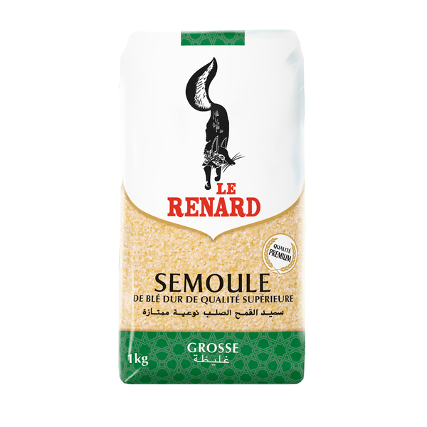 Semoule de blé renard Grosse 1kg x 10