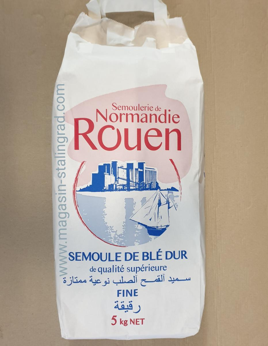 Semoule de blé Rouen Moyen 5kg