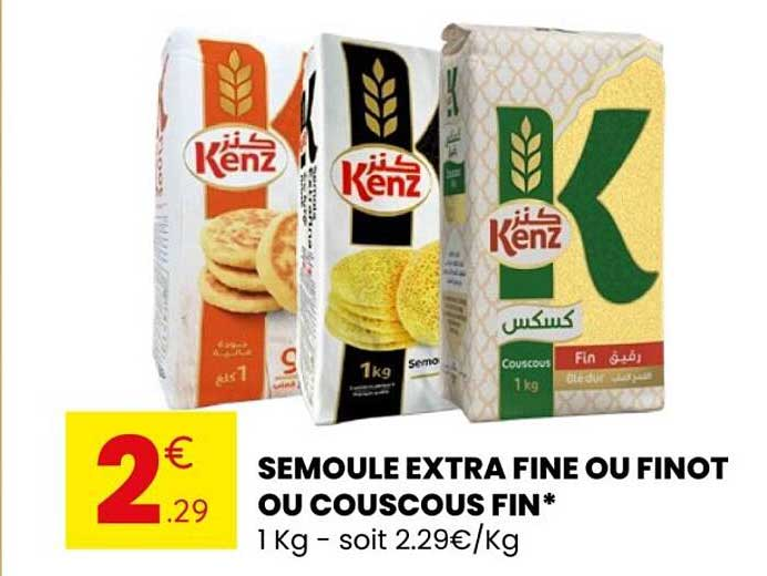 SEMOULE FINOT EXTRA FIN SALAM 5KG