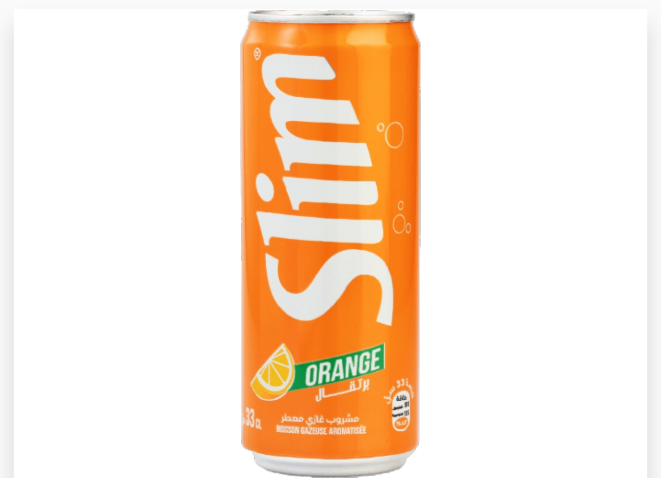 SLIM ORANGE 24CL x 6 CANETTE - HAMOUD