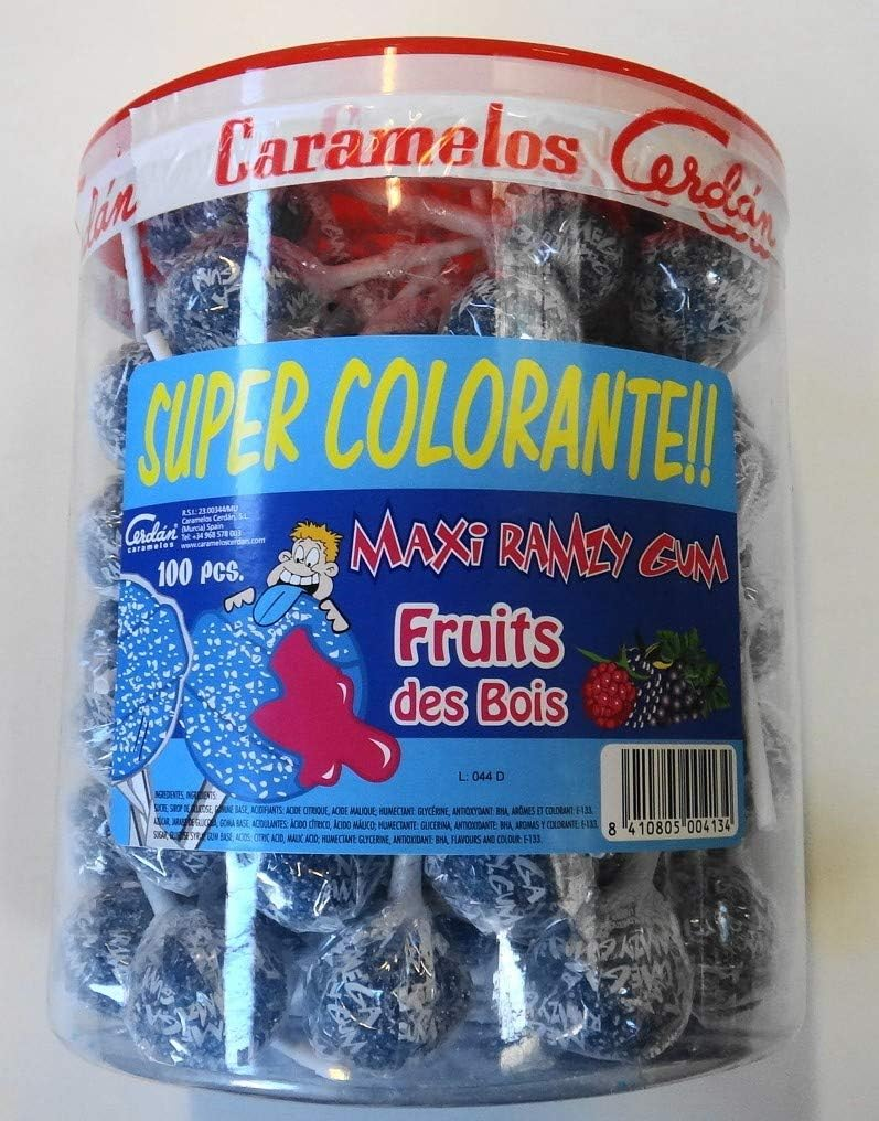 SUCETTE RAMZY CASSIS GUM 9Gx200 PIECES