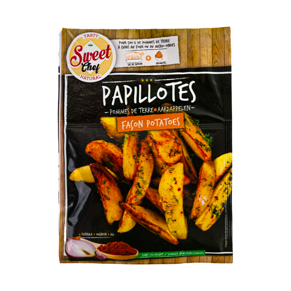 SWEET PAPILLOTE  FACON POTATOES 28g x 24