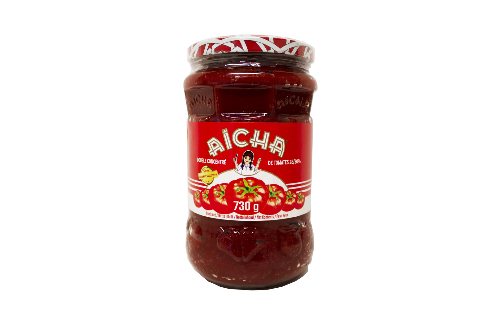 TOMATE CONCENTREE AICHA  4/4 X 6