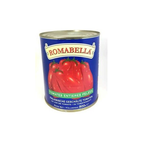 TOMATE PELEE 1/2 400G X 24 ROMABELLA