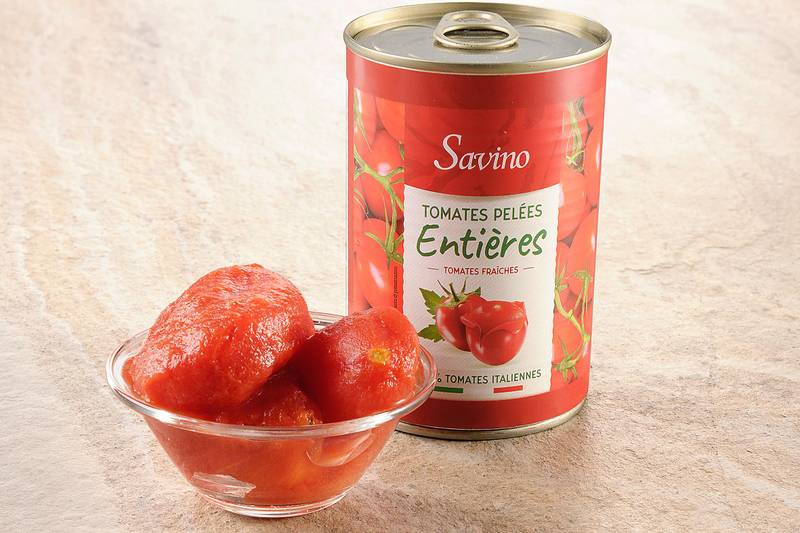 TOMATES ENTIERES PELEES 825g x 3 LES JARDINS D'ADRIEN