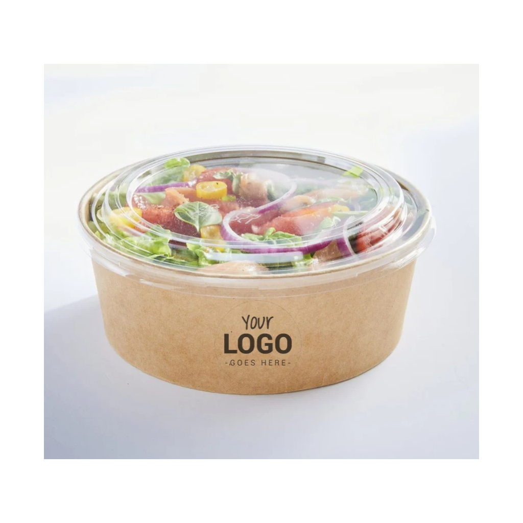 Bol Rond Kraft + Couvercle 960 ML
