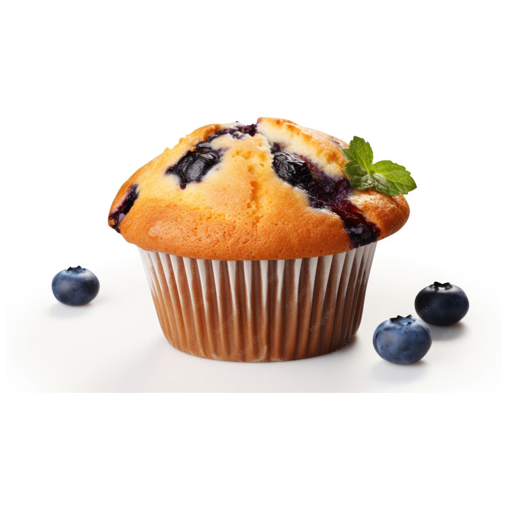 Muffins Myrtilles Crumble Plateau De 12Pcs