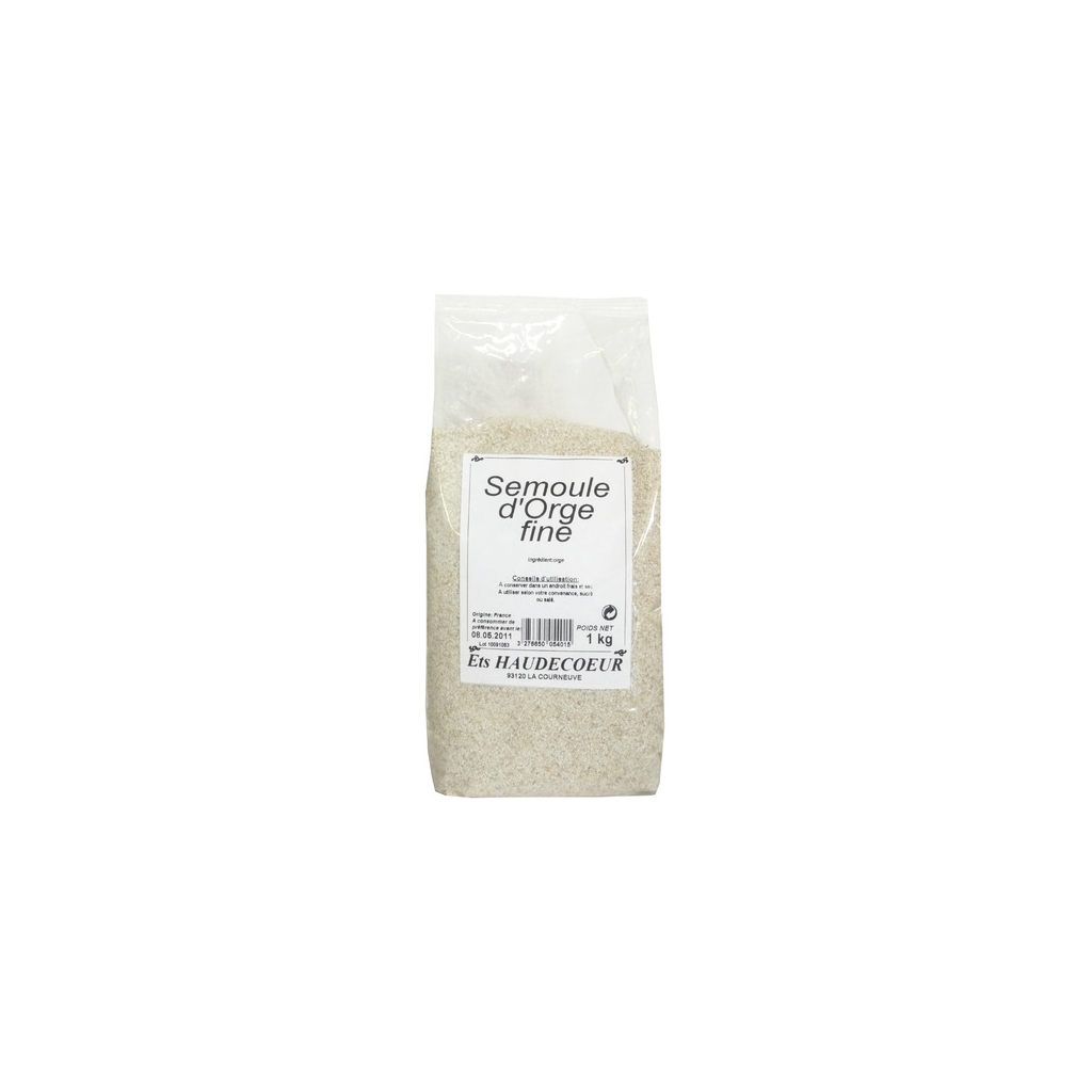 Semoule D Orge Fine Sachet 1 kg