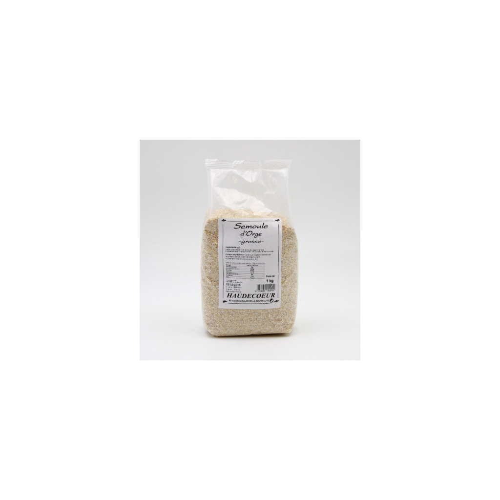 Semoule D Orge Grosse Sachet 1 kg