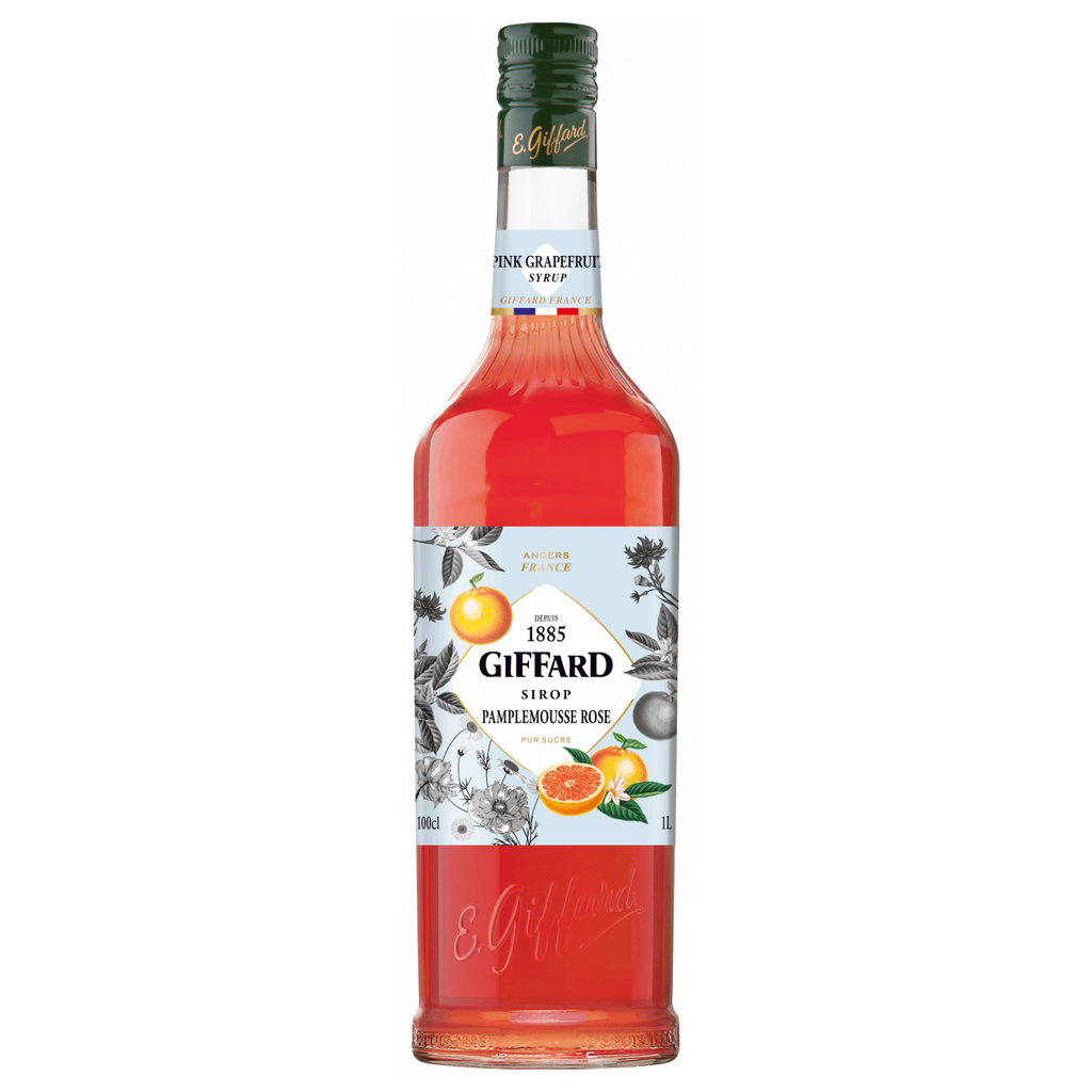 Sirop "Guiot" Pamplemousse Rose Bouteille 1 Litre
