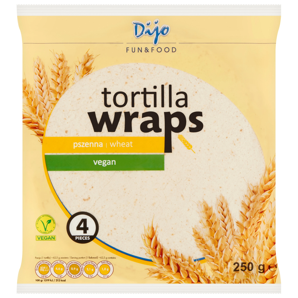 Tortilla Dijo 30 cm 80 g Sachet 18 pcs