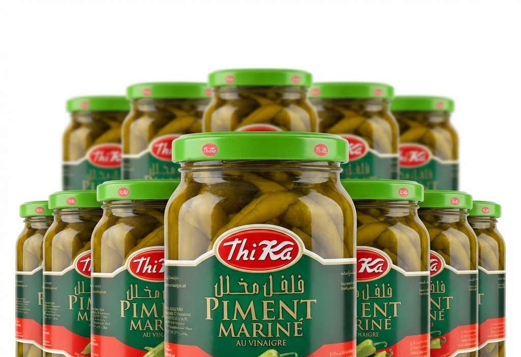 Pickled pepper in vinegar 360g THIKA